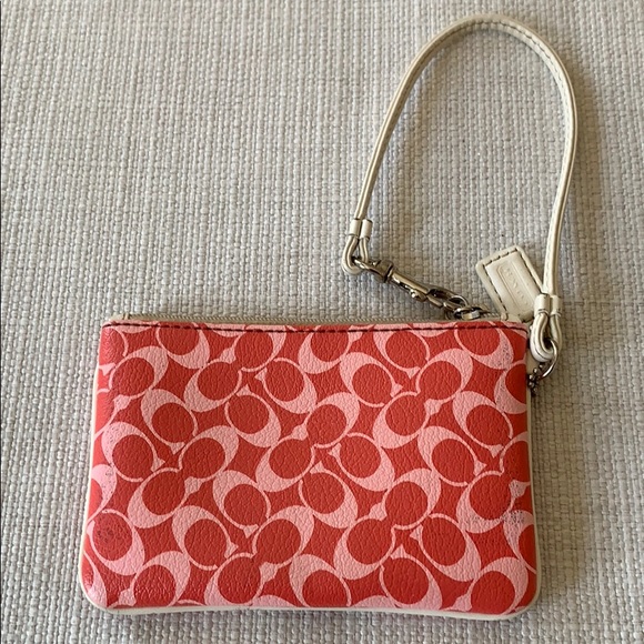 Coach Signature Wristlet Coin Purse - Picture 2 of 8